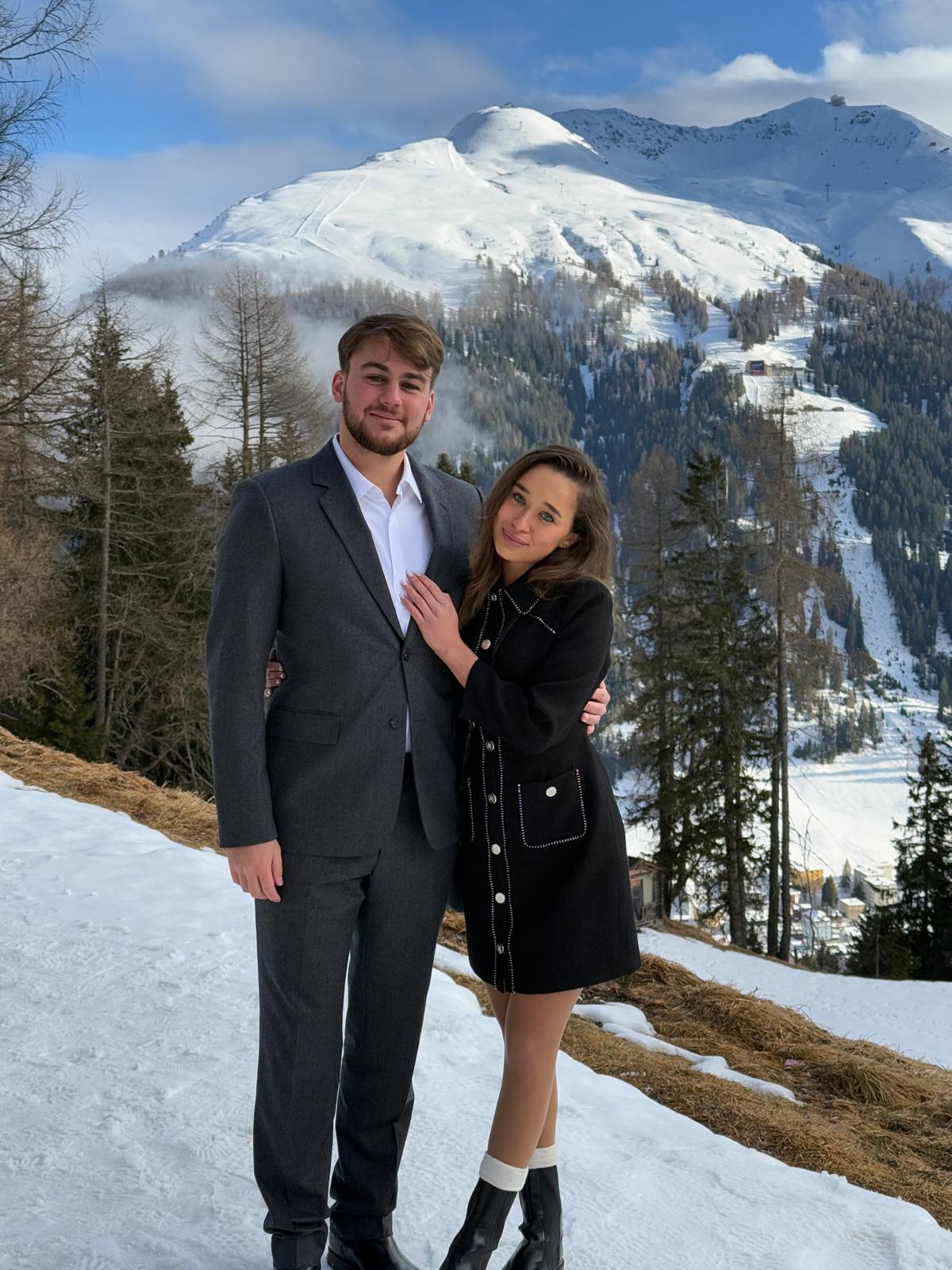 Davos — black tie, white peaks